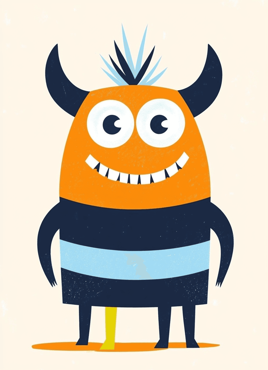 Monster 220 original repeating artwork