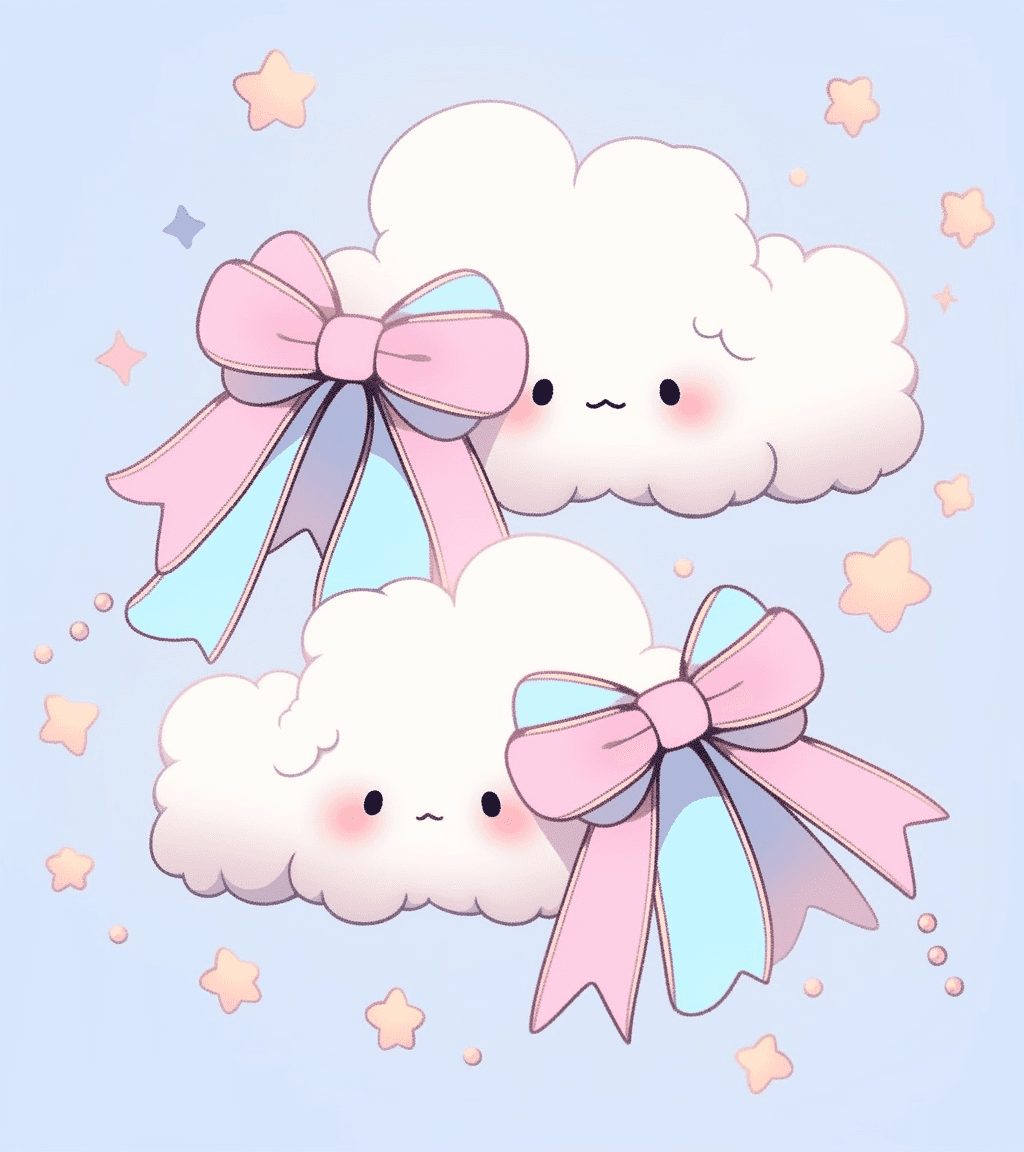 Cloud Noon original repeating artwork