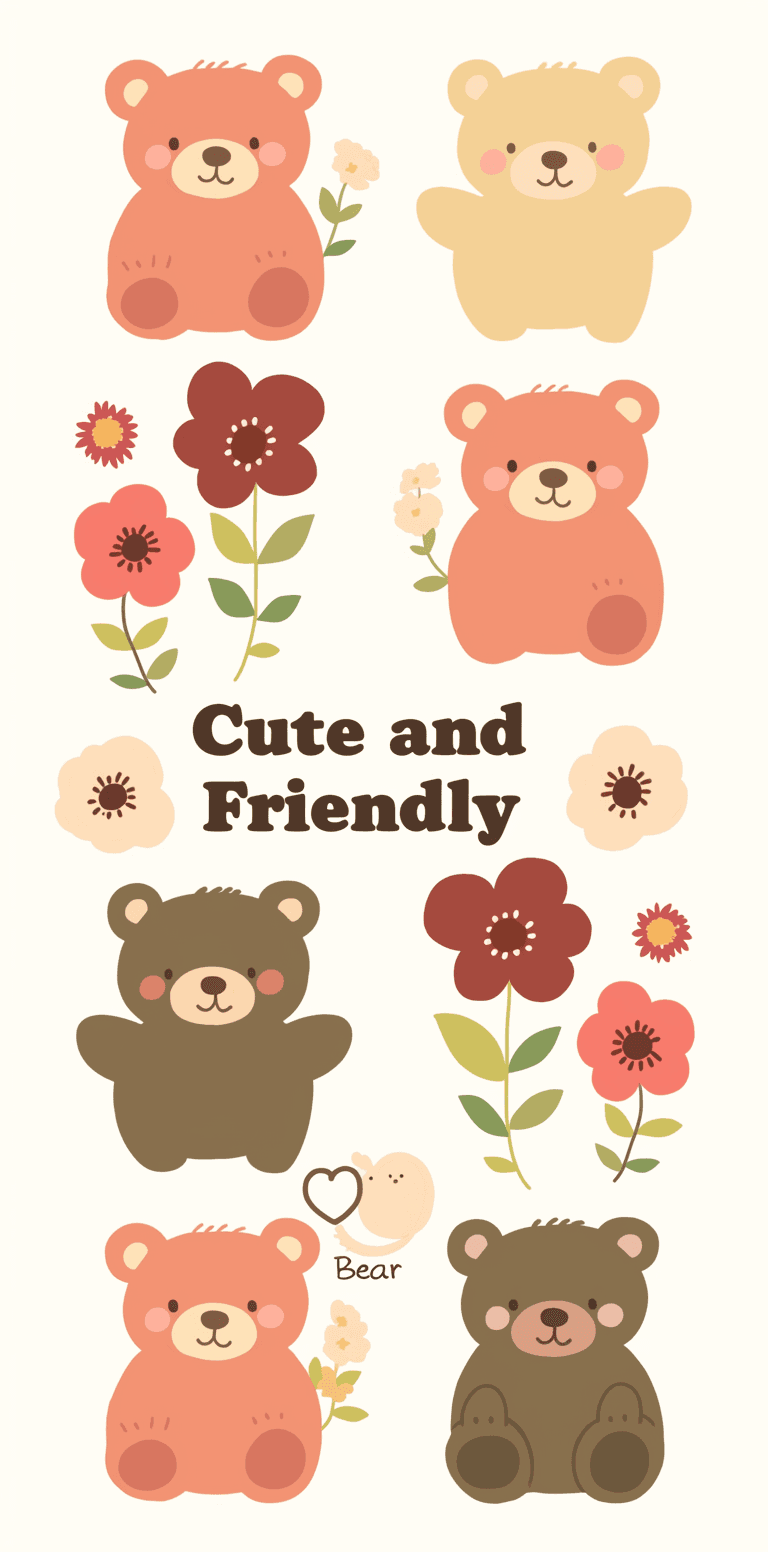 Bear 064 original repeating artwork