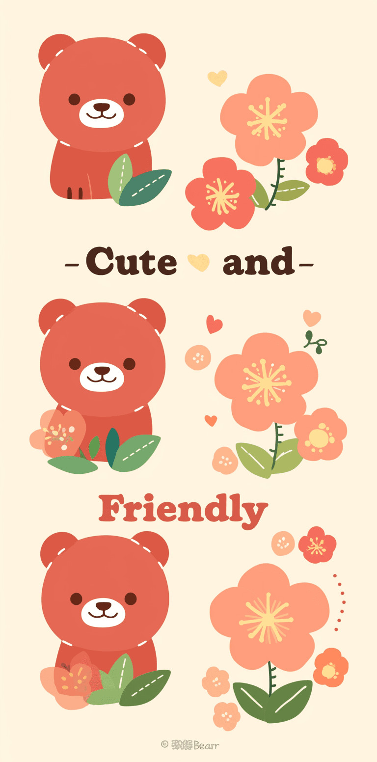 Bear 063 original repeating artwork