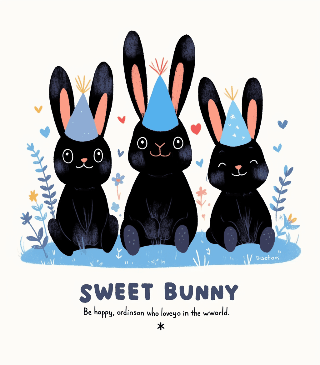 Bunny 008 original repeating artwork