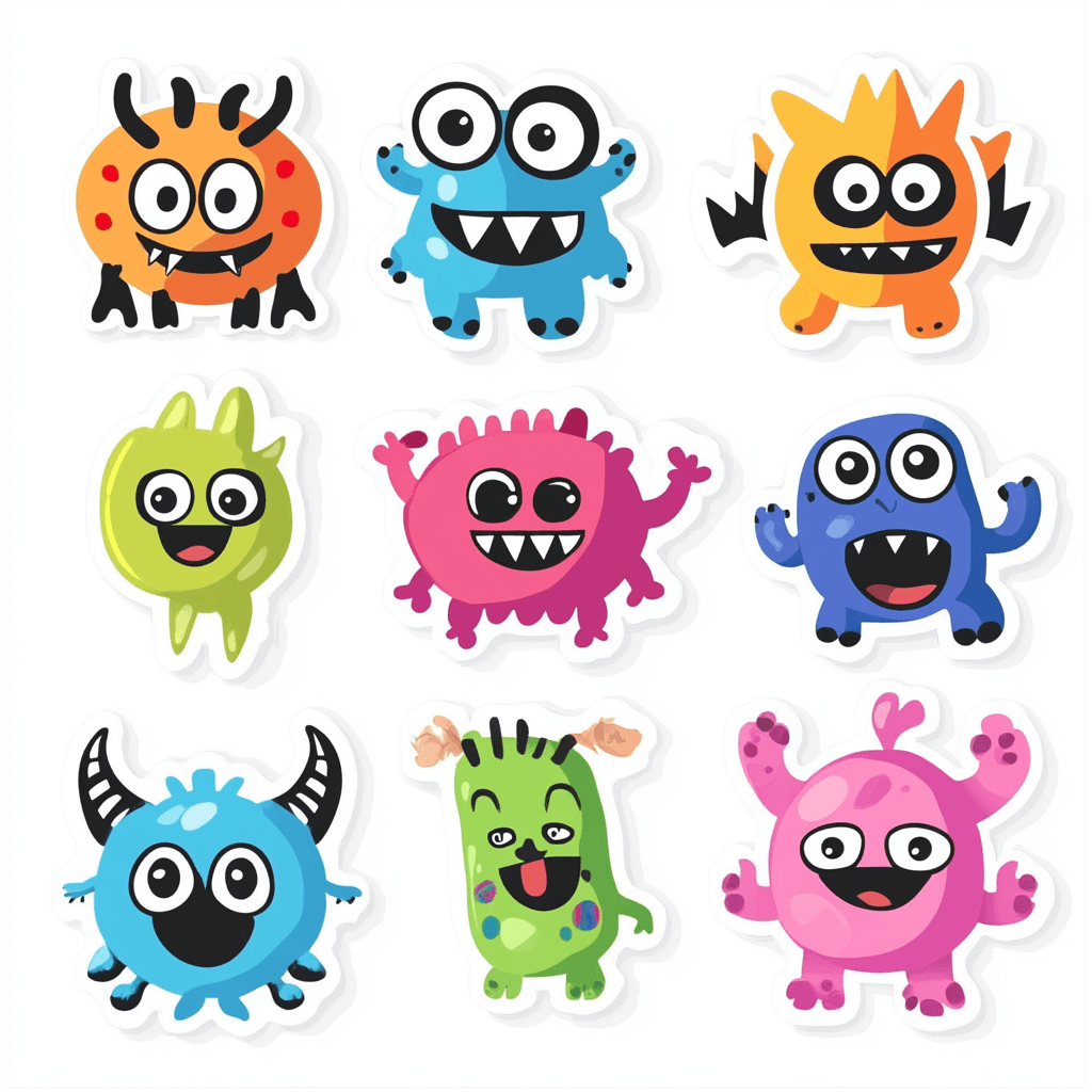 Cute Monster 019 original repeating artwork