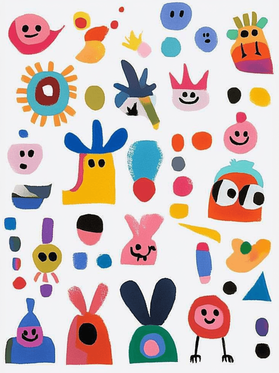 Cartoon Line 003 original repeating artwork