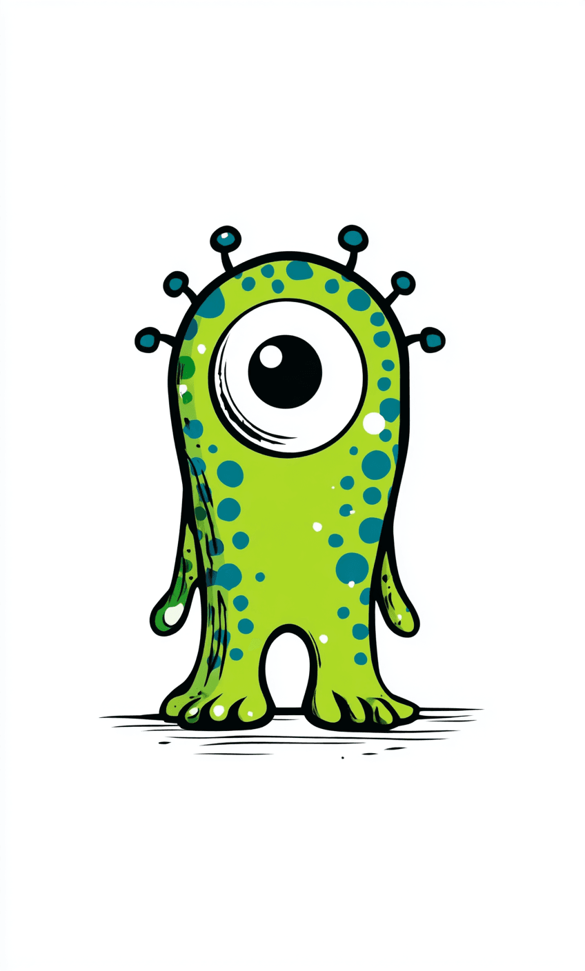 Monster 189 original repeating artwork