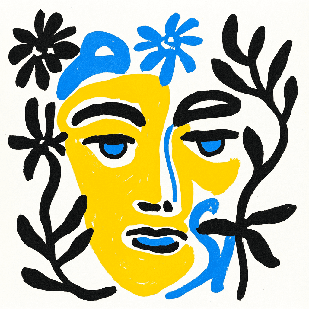 Face 043 original repeating artwork