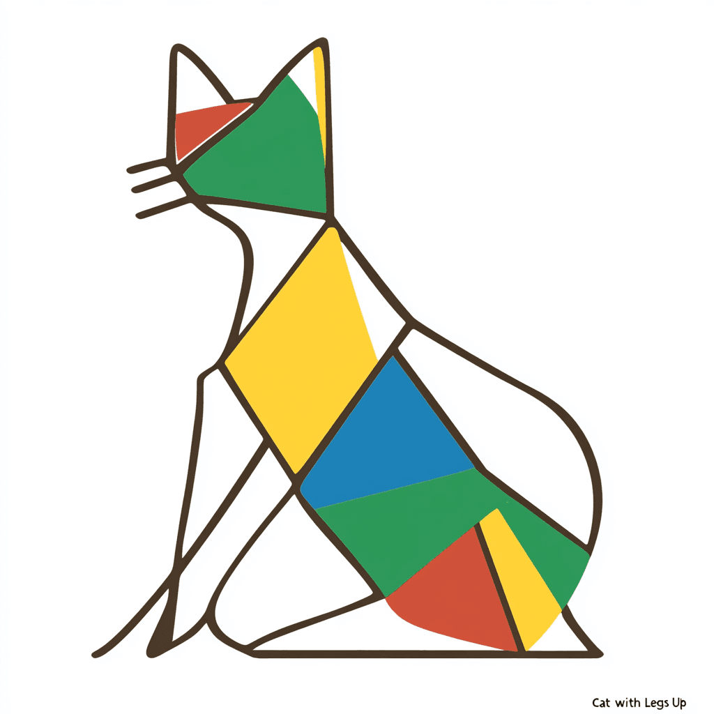 Cat 274 original repeating artwork