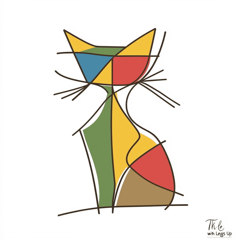 Cat 233 original repeating artwork