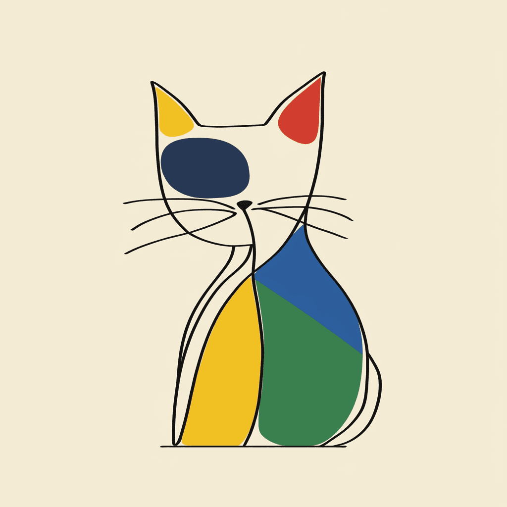 Cat Rush original repeating artwork