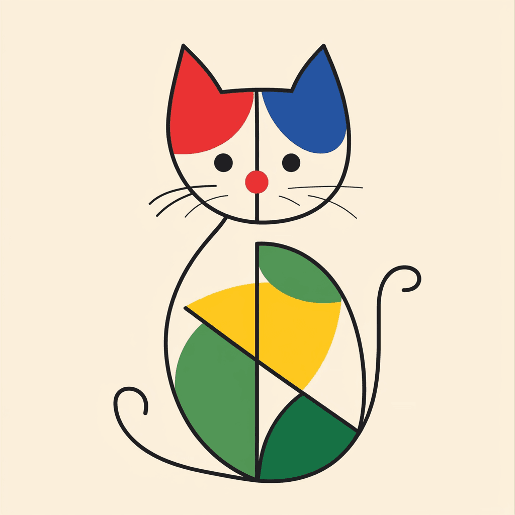 Cat Rhythm original repeating artwork