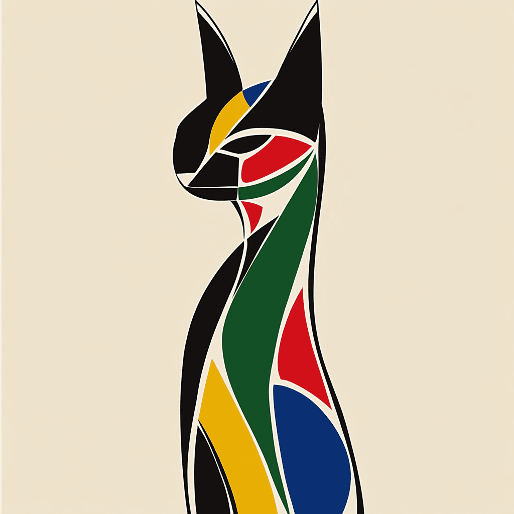 Cat 232 original repeating artwork