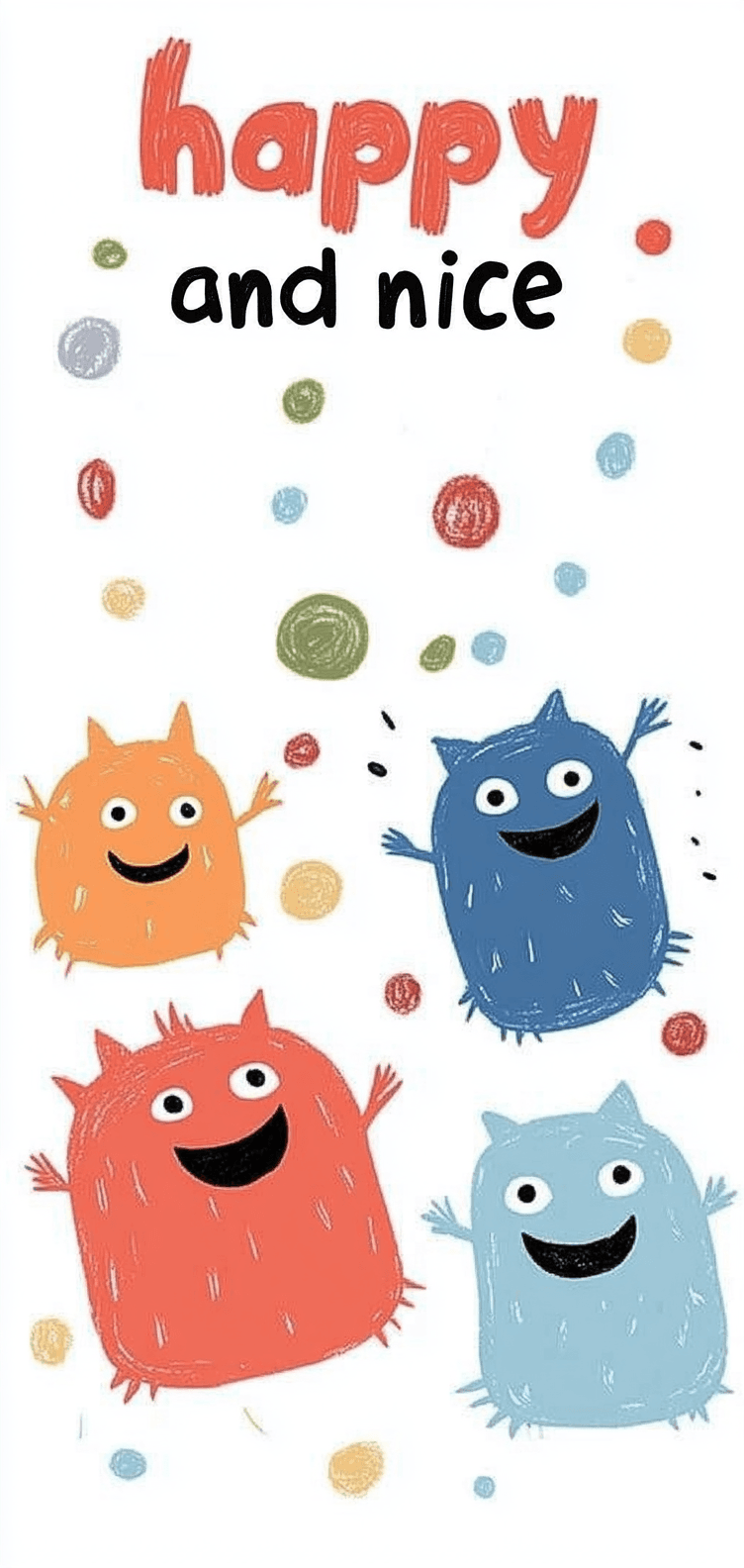 Cute Monster Team original repeating artwork