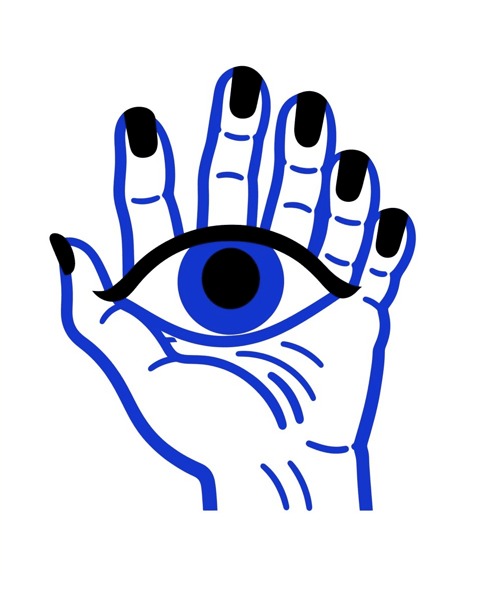 Hand & Eye original repeating artwork