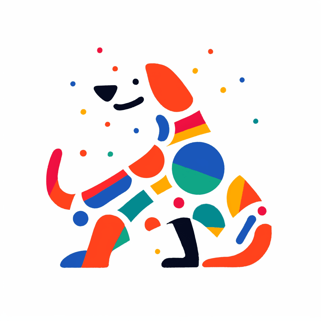 Puppy original repeating artwork