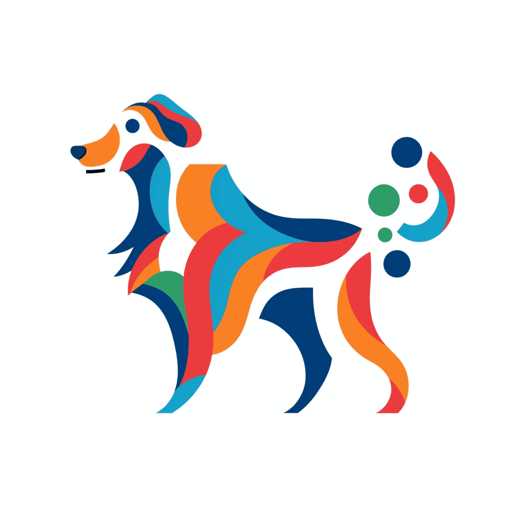Puppy South original repeating artwork