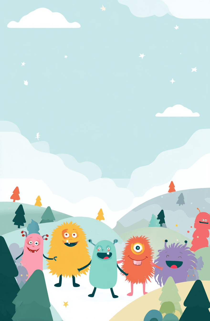 Monster South original repeating artwork