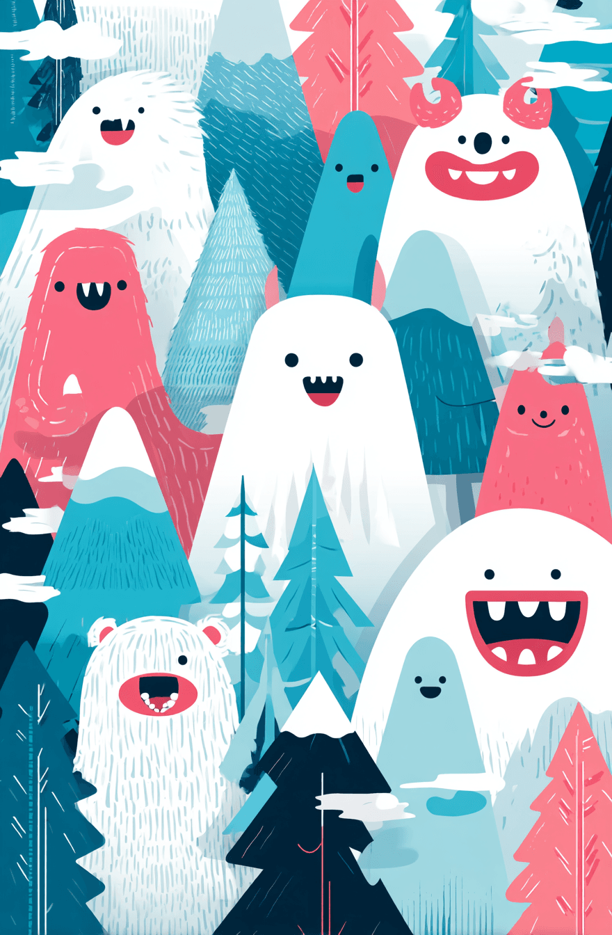 Monster Twilight original repeating artwork