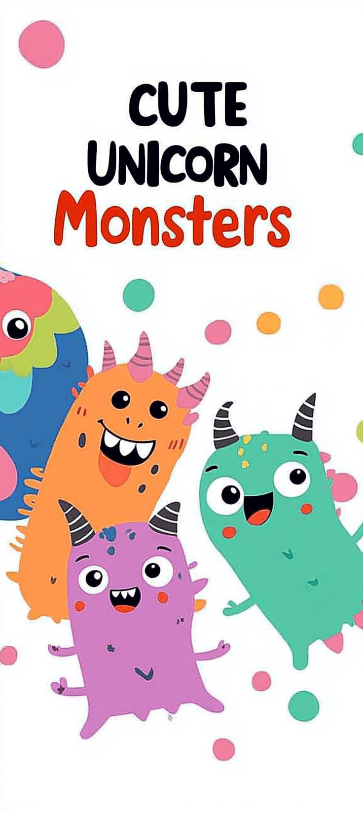 Cute Monster Show original repeating artwork