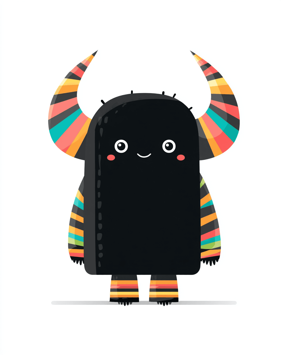 Cute Monster Bright original repeating artwork