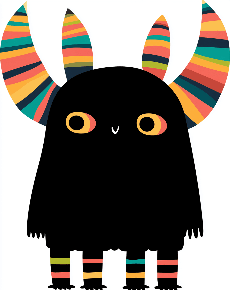 Cute Monster Tribe original repeating artwork