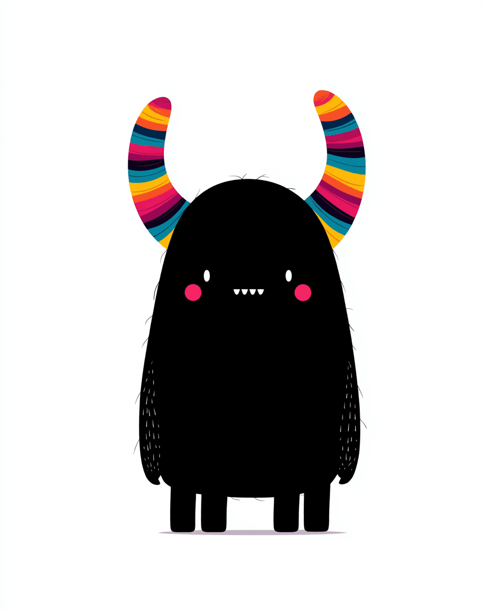Cute Monster Series original repeating artwork