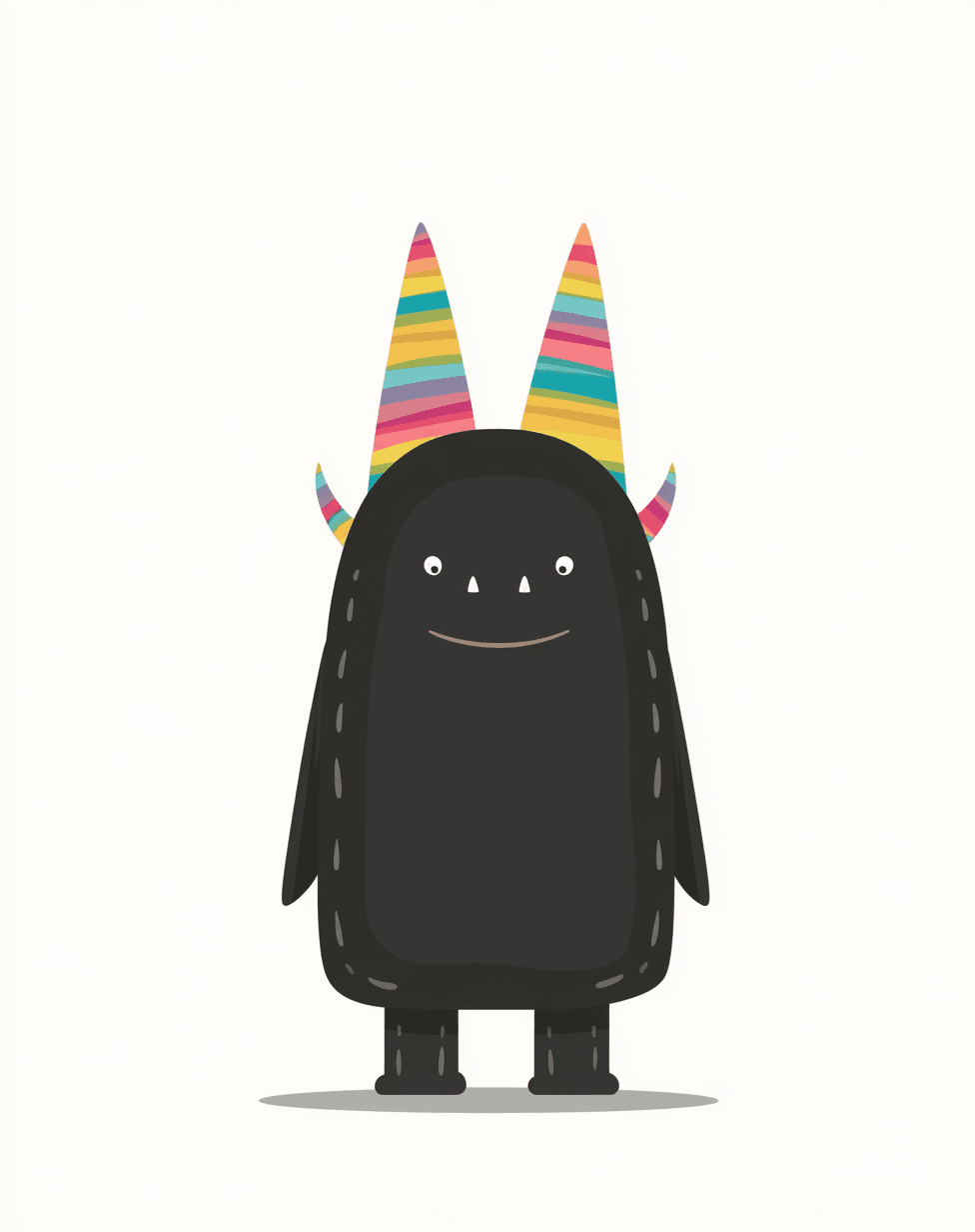 Cute Monster Uptown original repeating artwork