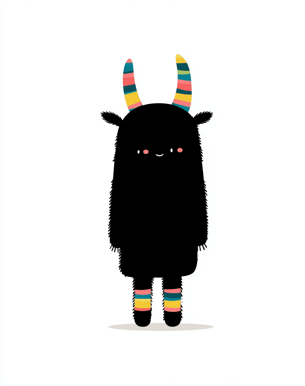 Cute Monster Prism original repeating artwork