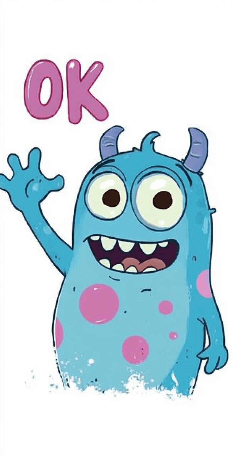 Cute Monster 016 original repeating artwork
