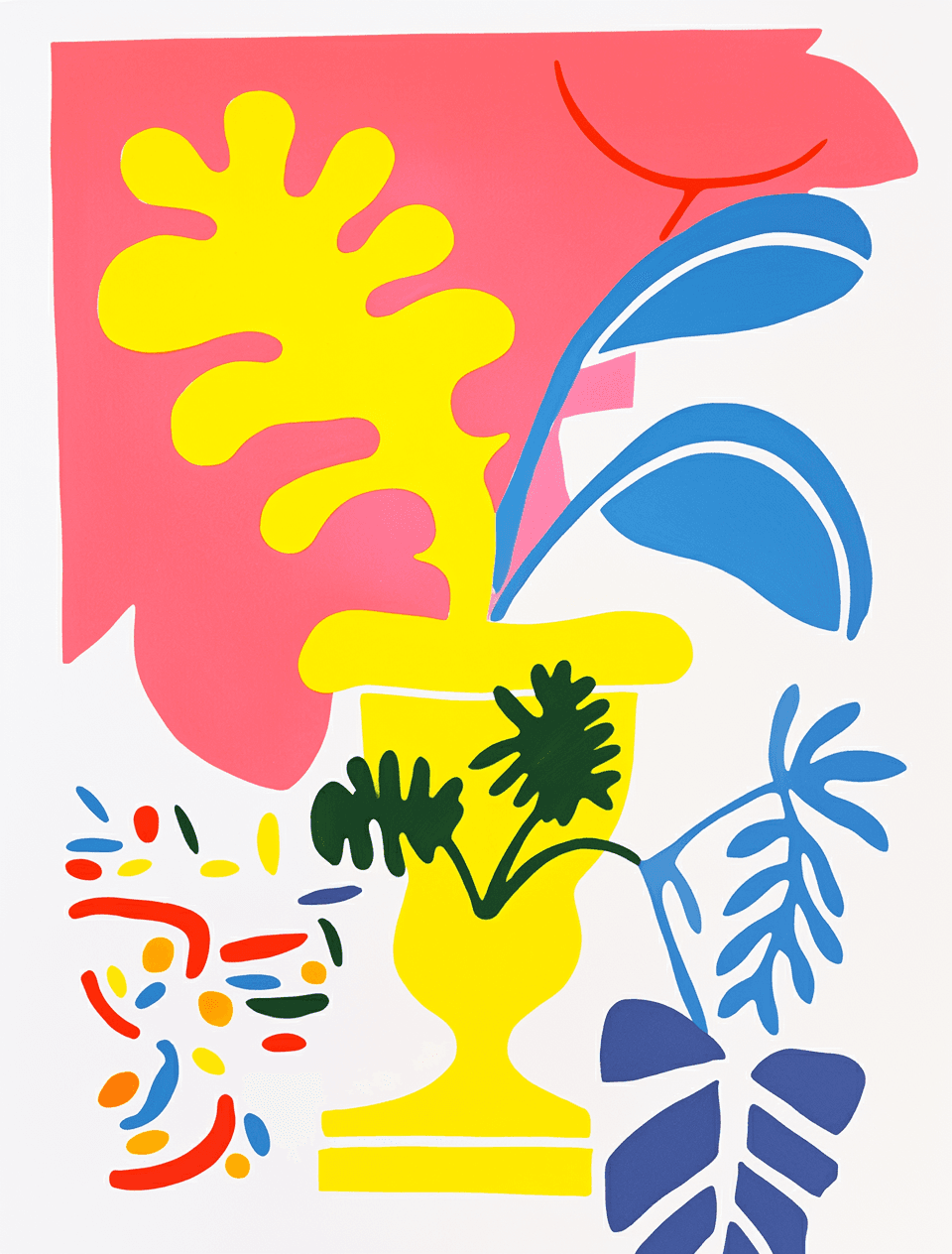 Plants Blast original repeating artwork