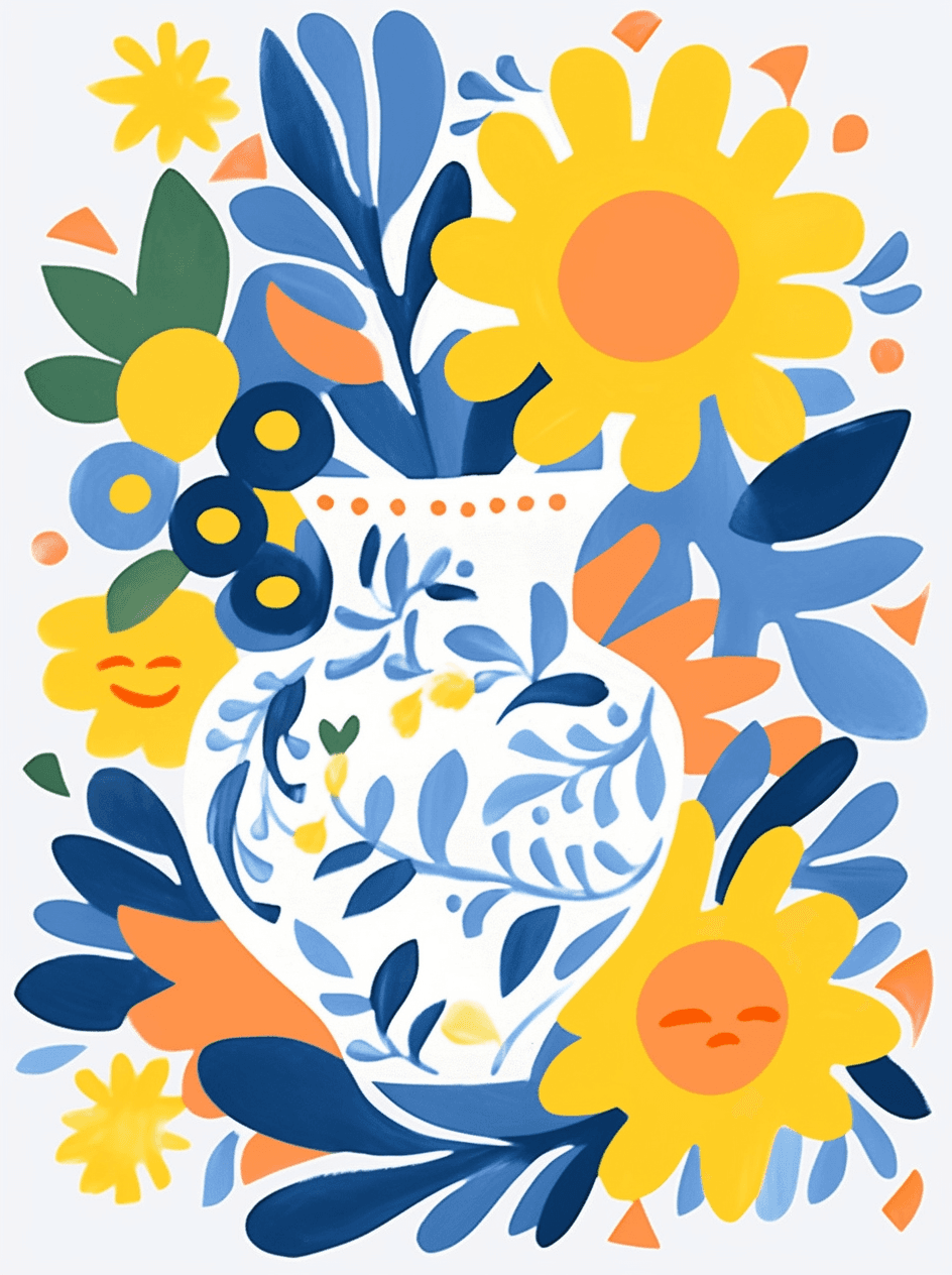 Plants Dash original repeating artwork