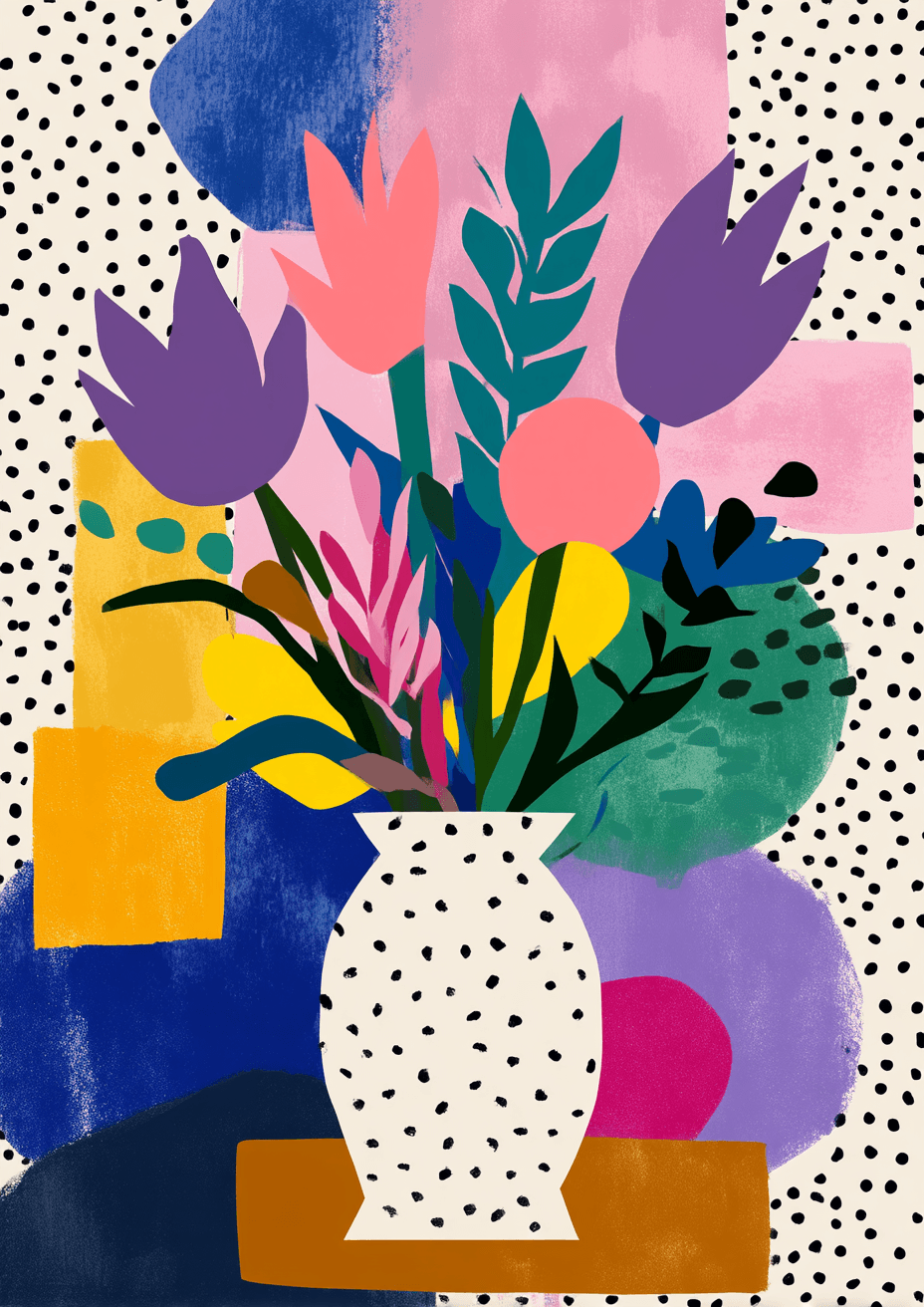 Plants Shine original repeating artwork
