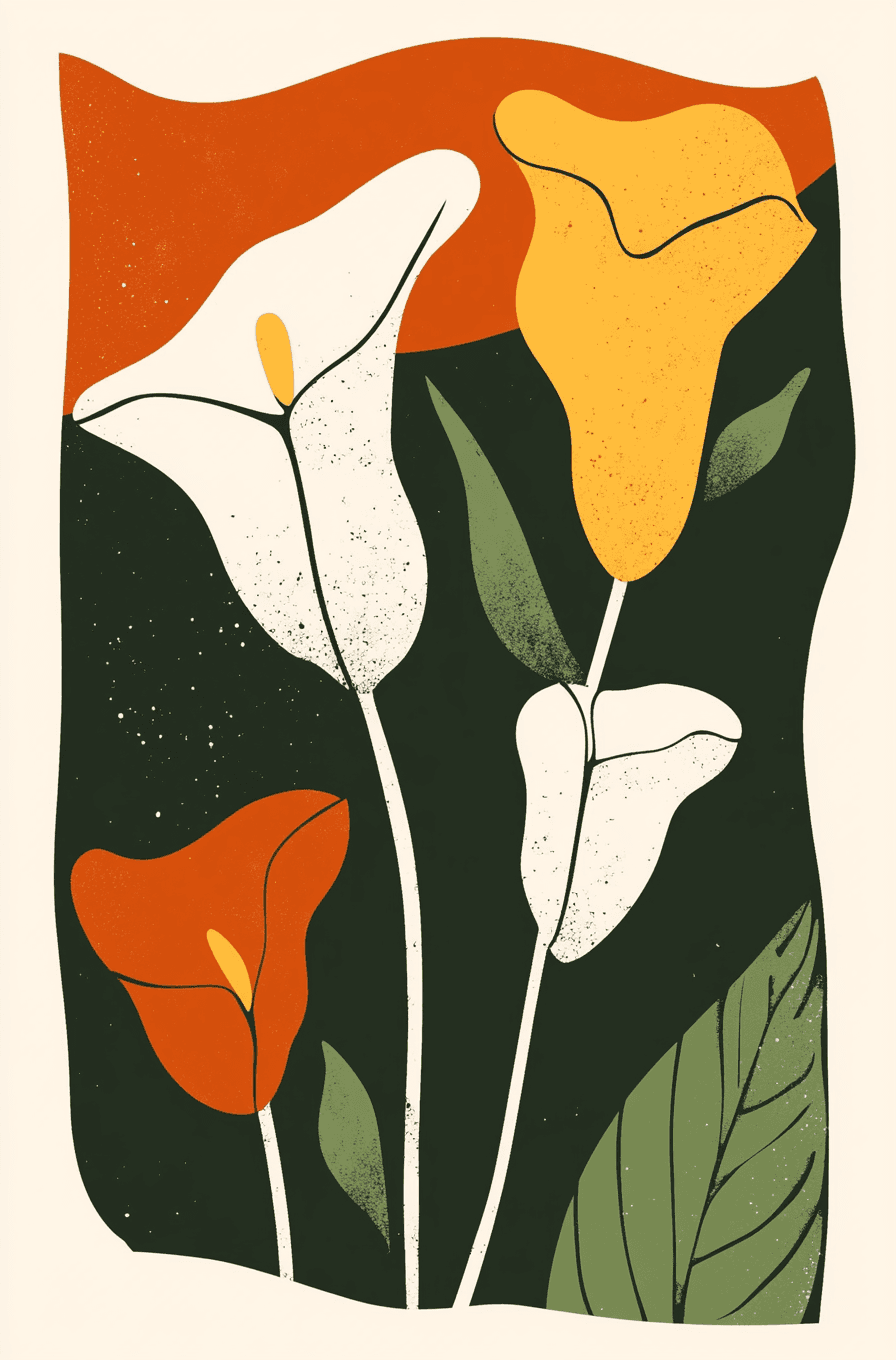 Plants Bold original repeating artwork