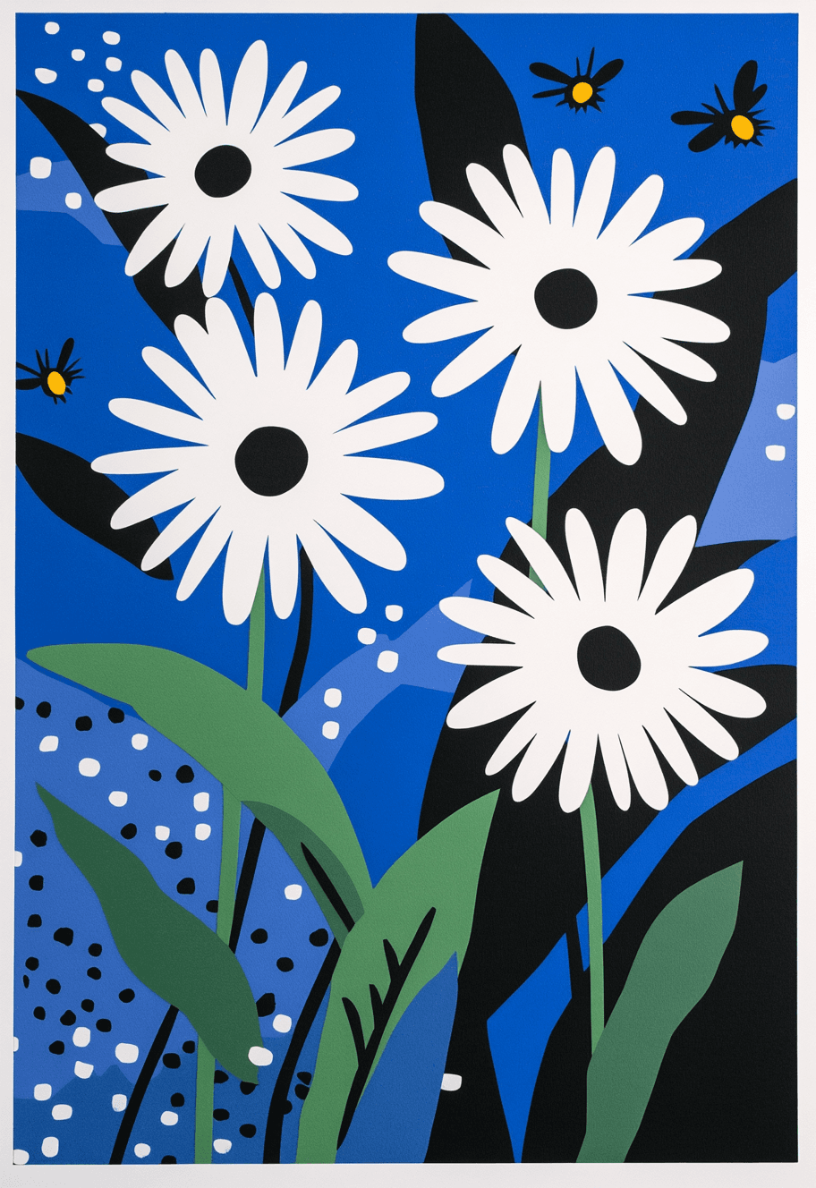 Plants Dawn original repeating artwork
