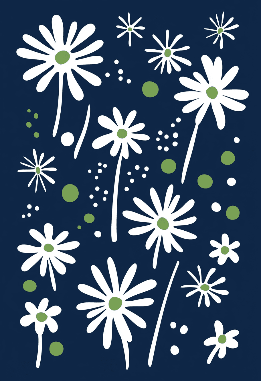 Plants Duo original repeating artwork