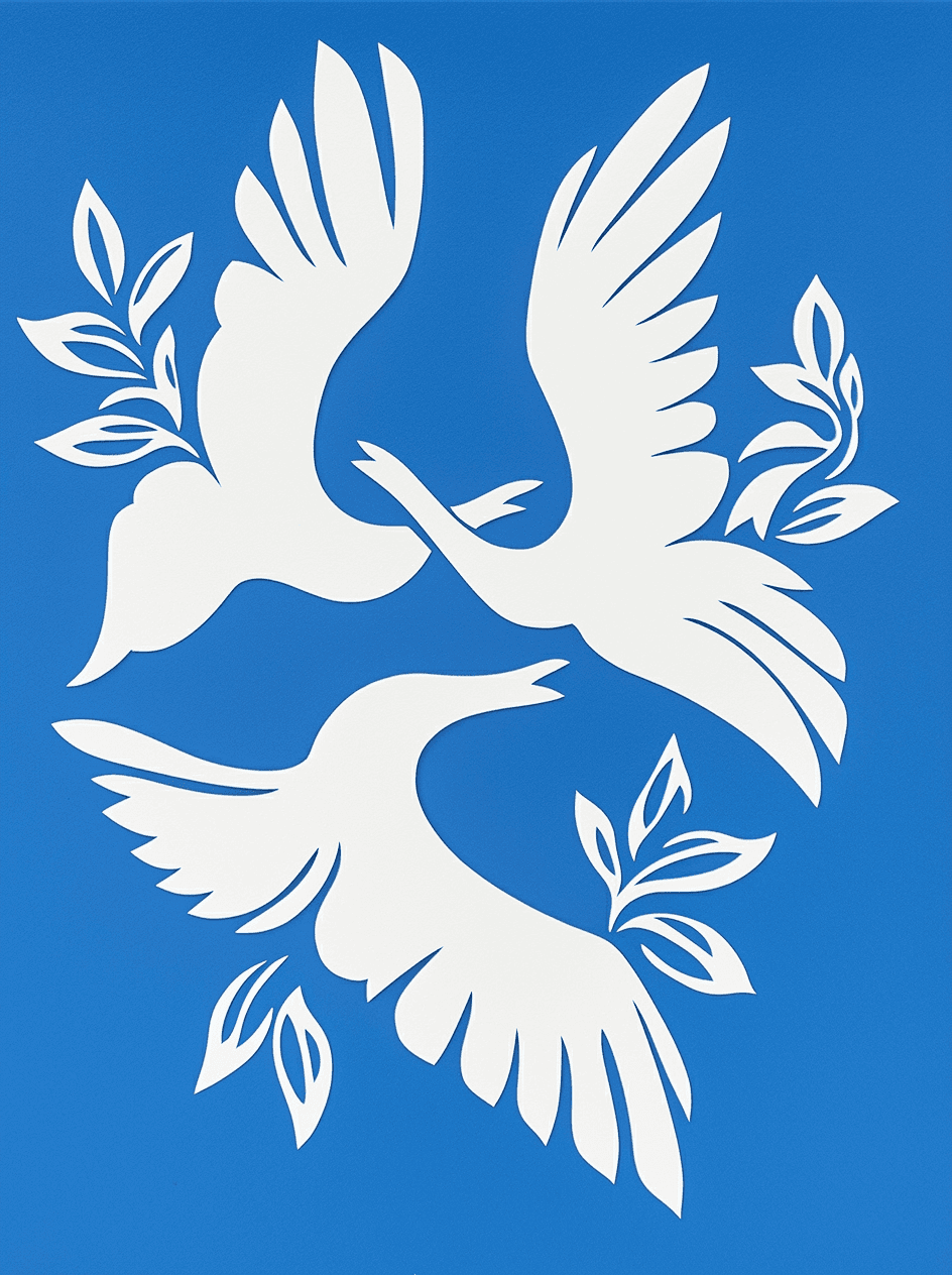 Dove Club original repeating artwork