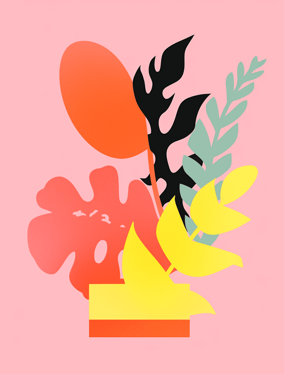 Plants Tune original repeating artwork