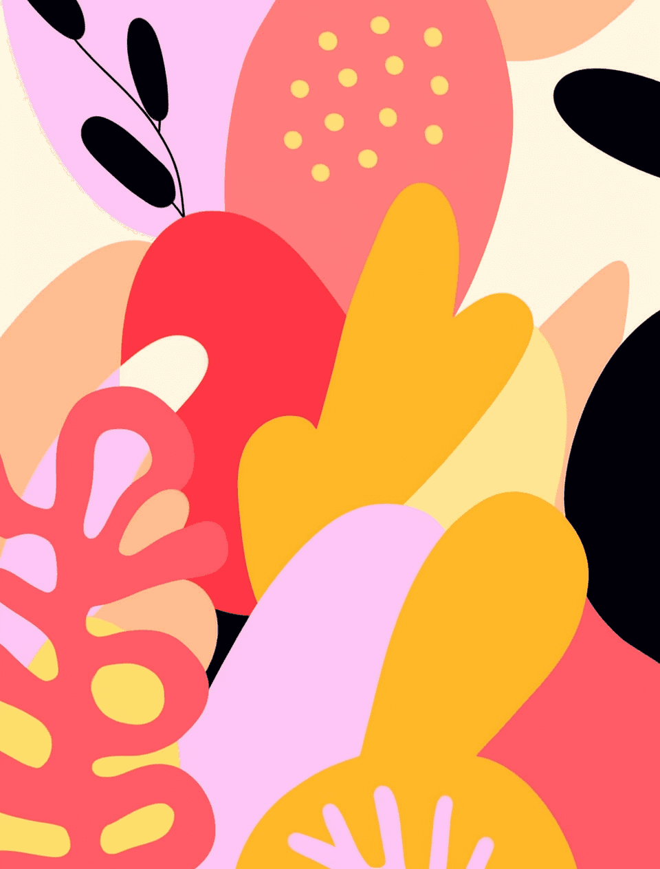 Plants Beats original repeating artwork