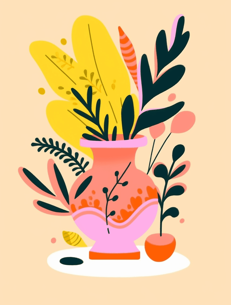 Plants Spark original repeating artwork