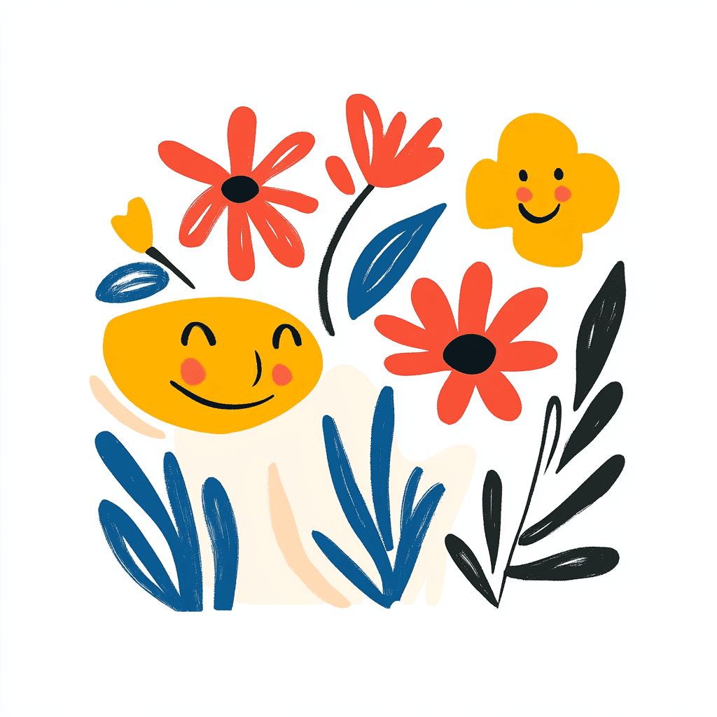 Plants Club original repeating artwork