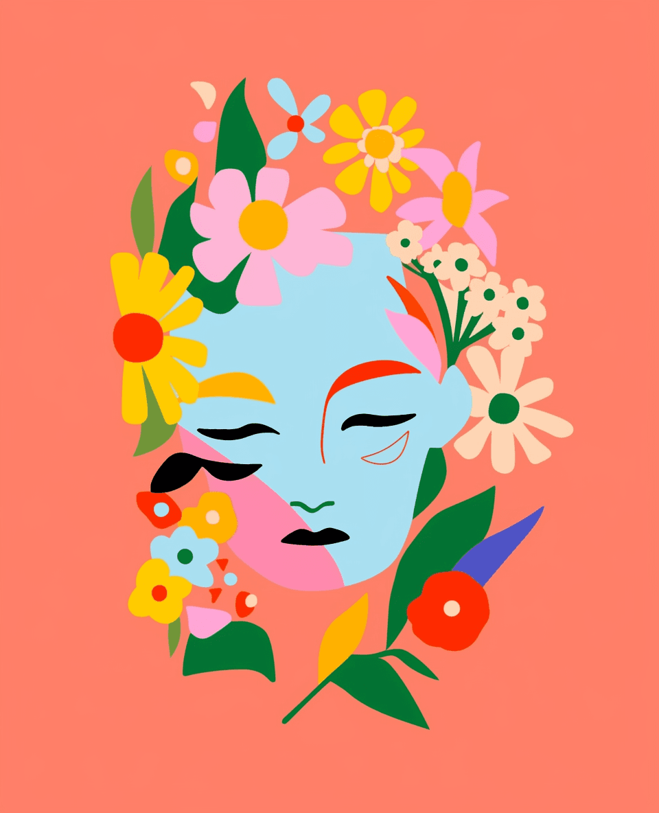 Bloom Gleam original repeating artwork