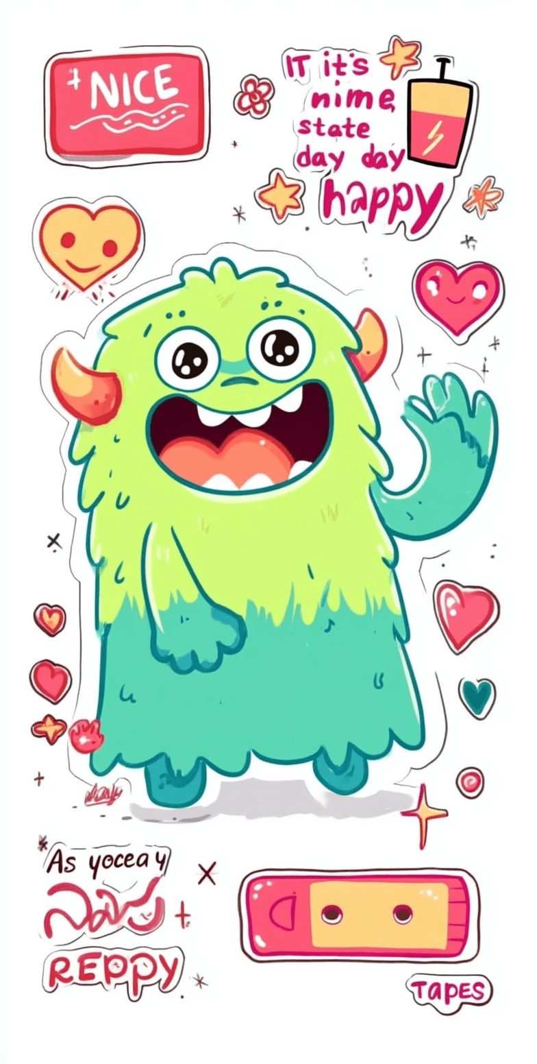 Monster 192 original repeating artwork