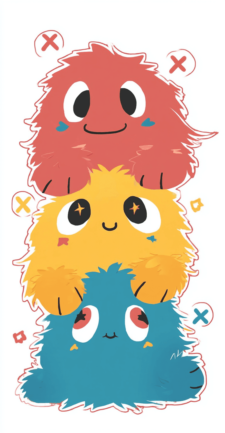 Cute Ball 001 original repeating artwork