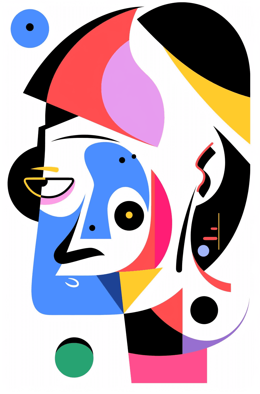 Figure Bounce original repeating artwork