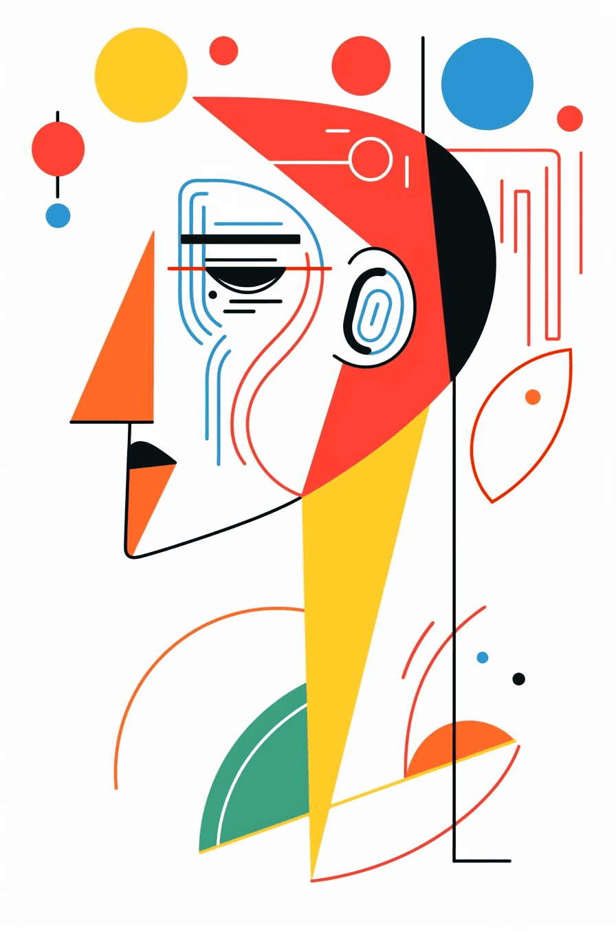 Figure Chase original repeating artwork