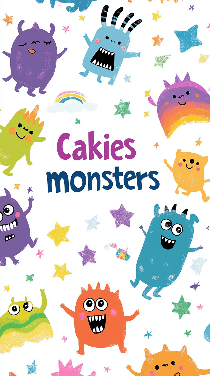 Cute Monster 009 original repeating artwork