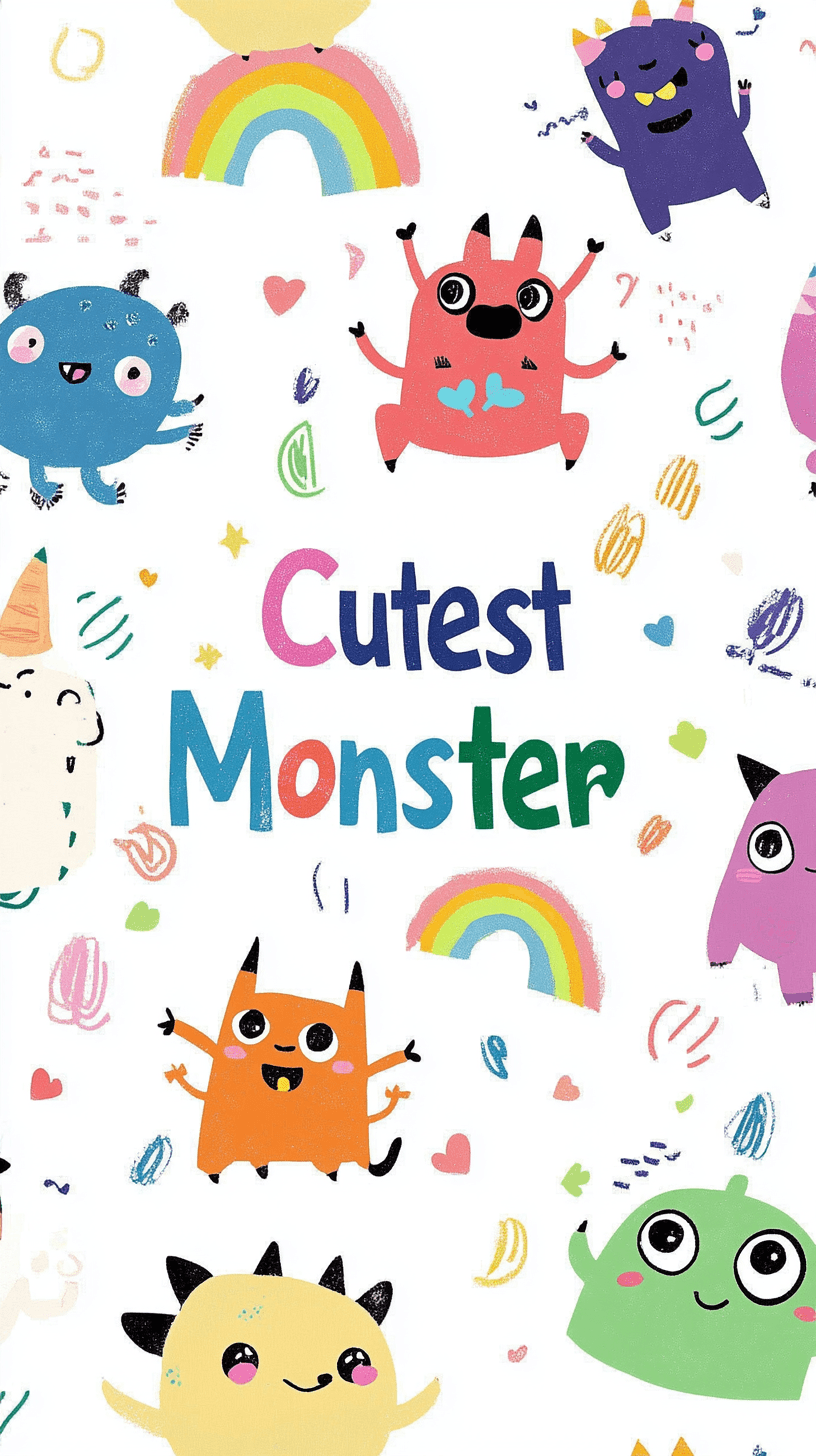 Cute Monster 003 original repeating artwork
