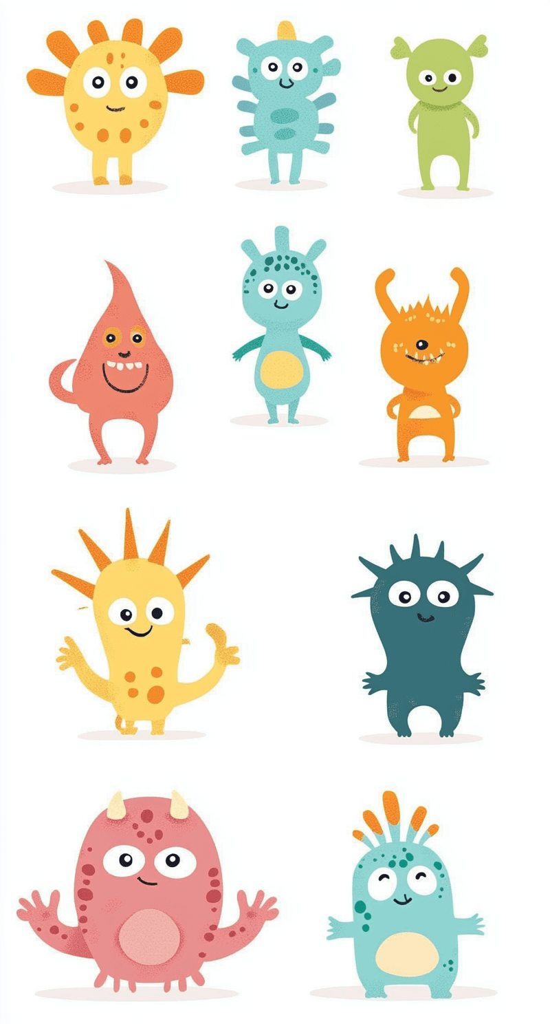 Cute Monster 013 original repeating artwork