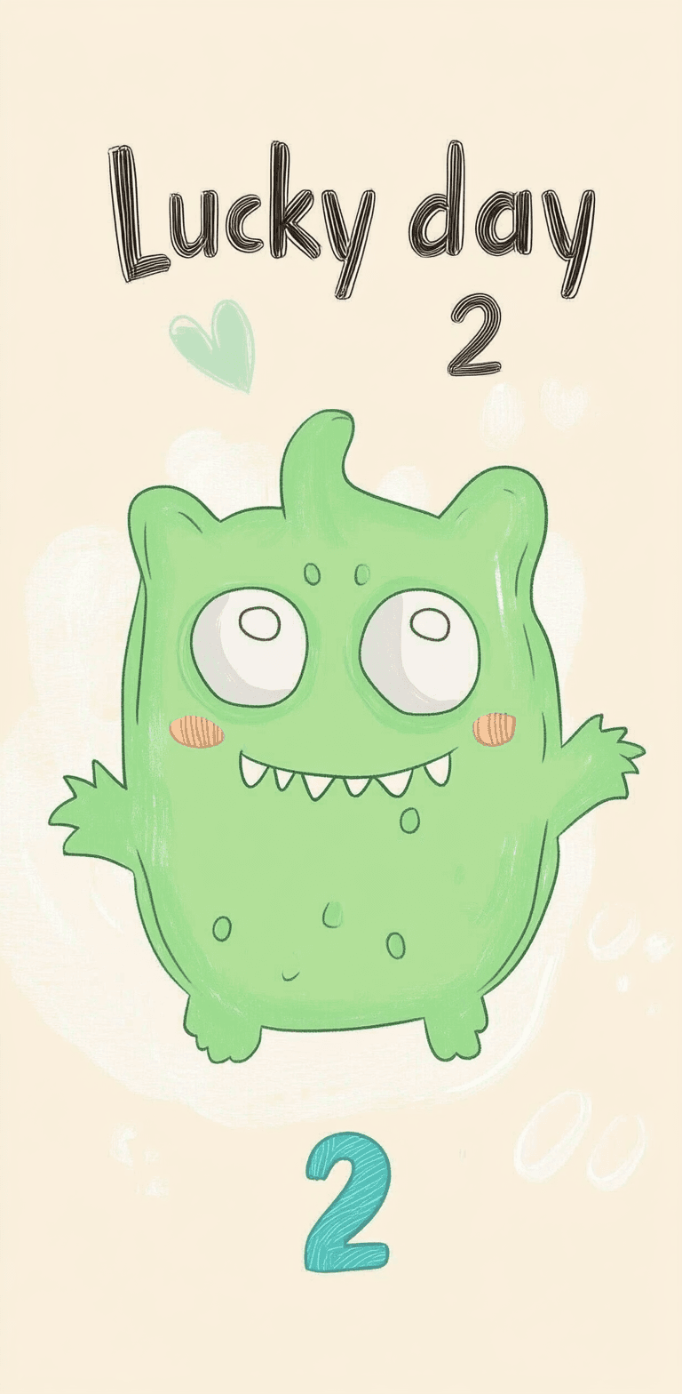 Cute Monster 002 original repeating artwork
