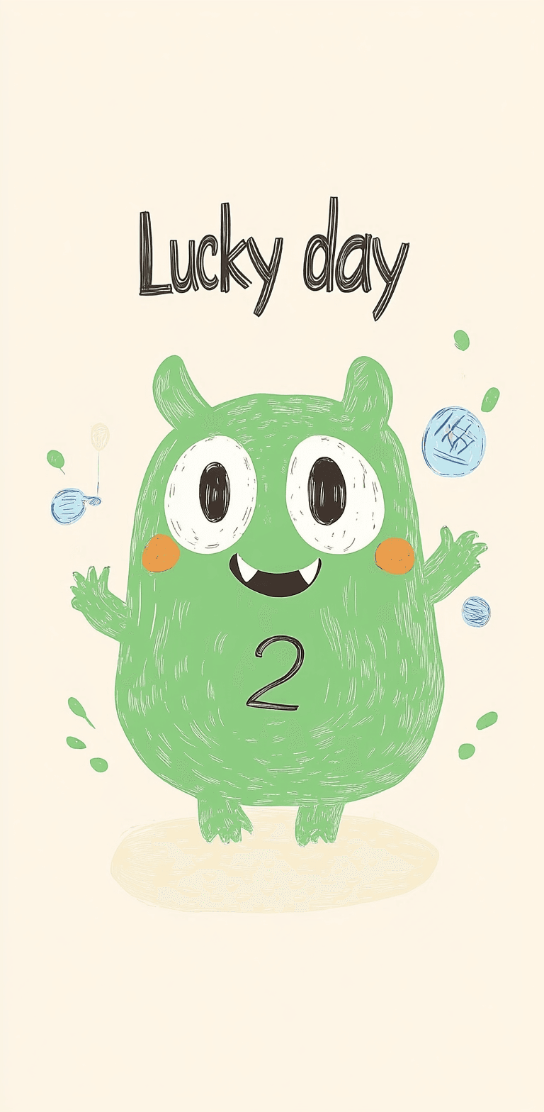 Cute Monster Snap original repeating artwork