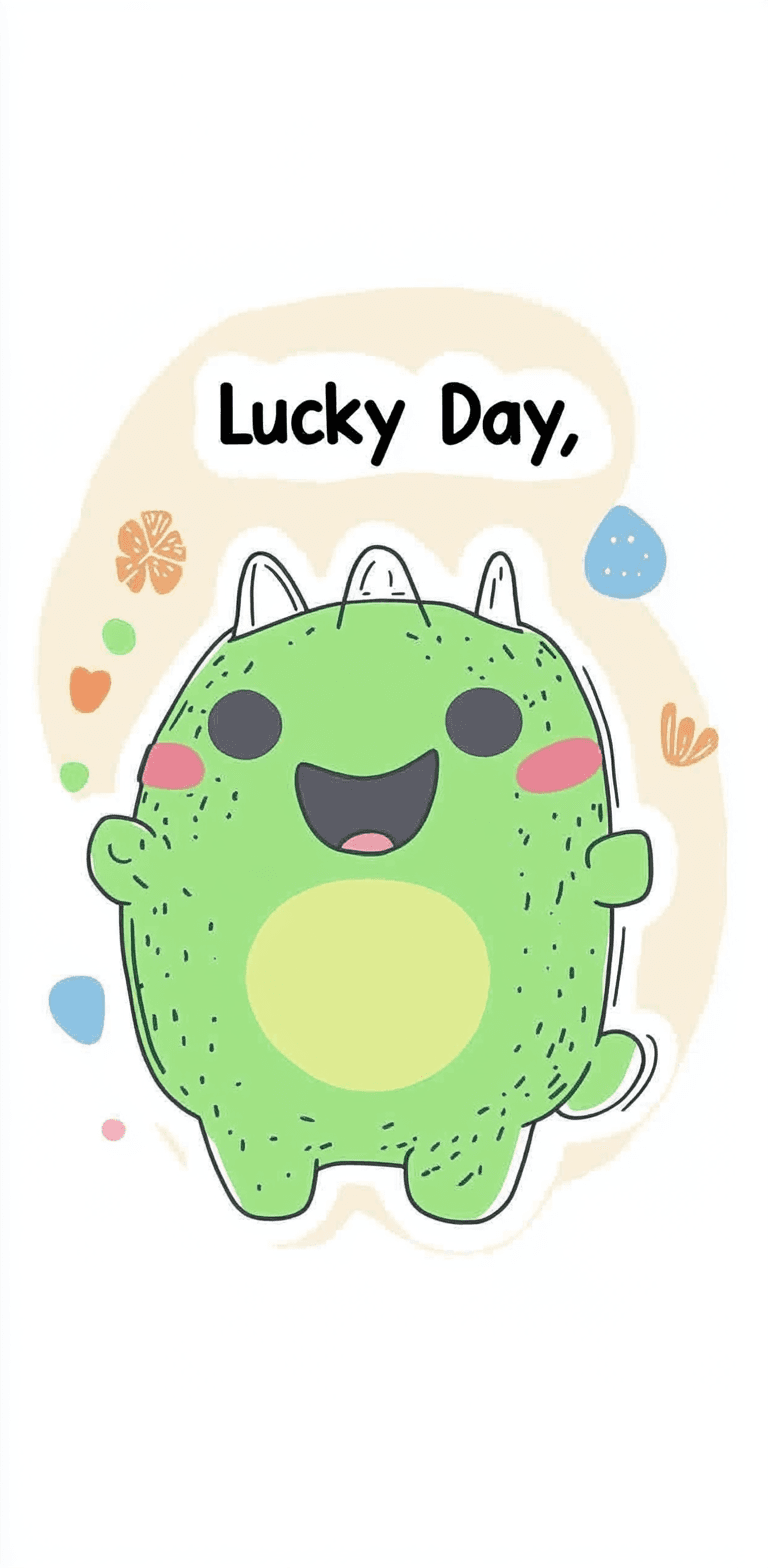 Cute Monster 005 original repeating artwork
