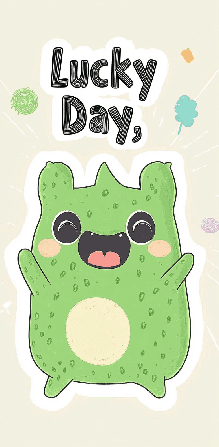 Cute Monster 014 original repeating artwork